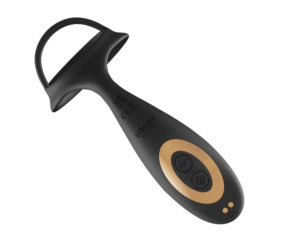 CYRUS is an app-controlled smart toy, a thrusting anal tease... Honey Play Box - Cyrus Thrusting Prostate App Massager - Black photo-6