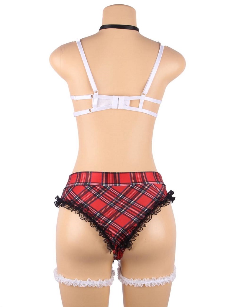 College style cosplay student costume with open bra
Materia... Ohyeah - Student Open Bra Set - XL photo-6