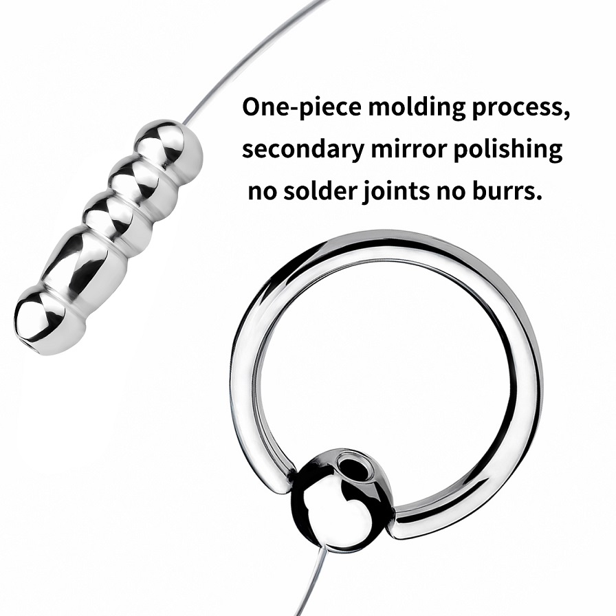 Material: 304 Stainless steel
Total length: 36cm
Net weight... FAAK - Urethral Sound w Ring S photo-4