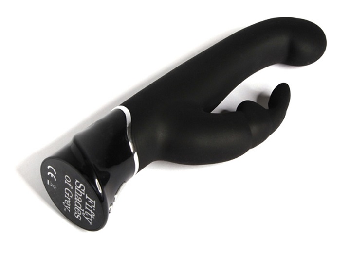 Just like Anastasia, you won't be able to get enough of ... Fifty Shades of Grey - Greedy Girl G-Spot Rabbit Vibrator - Black photo-2