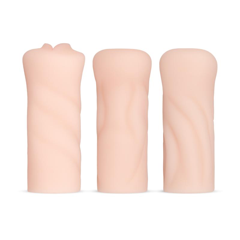 Struggling to make a choice? This set of three masturbators ... FwB - Second Love Masturbators 3 pcs - Skin photo-4