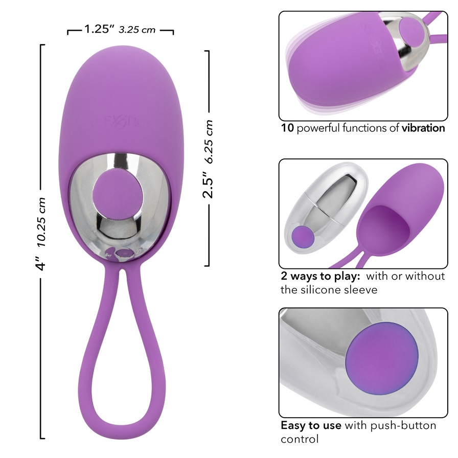 Elevate your sensual journey with the Turbo Buzz Bullet with... CEN - Turbo Buzz Vibro Bullet w Sleeve - Purple photo-8