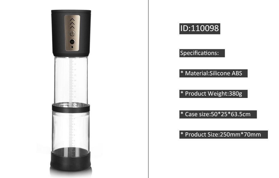Enlarger enhancer pump Canwin - Penis Pump Electric Portable Battery photo-5