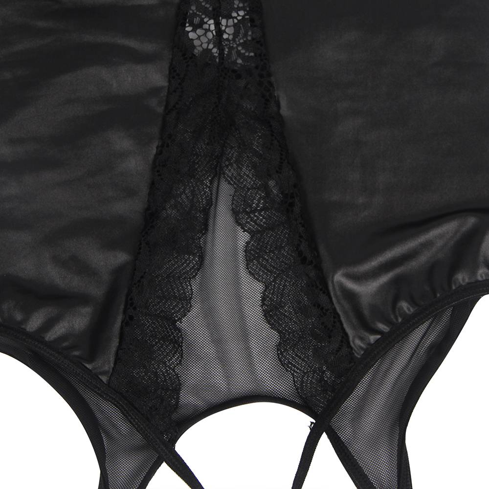 Sexy Black Hollow Out Underwire Bra Design Teddy
Material&... Ohyeah - Hollow Out Restraint Teddy - Black - 5XL photo-12