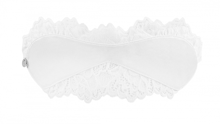 Give yourself a bit of mystery by putting on a sensual eye m... Obsessive - Amor Blanco Mask - White photo-4