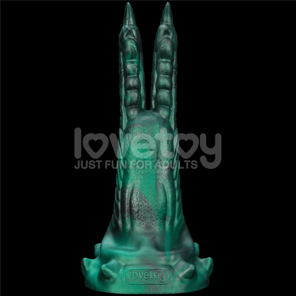 Introducing our uniquely designed fantasy dildo, the Savage ... Lovetoy - Savage Charm Vibro Dildo - Blue photo-3