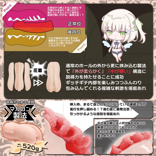 免责声明:产品上所有的模特儿均已年满 21 岁。 Magic Eyes - 软棉紧致马卡龙自慰器 照片-3