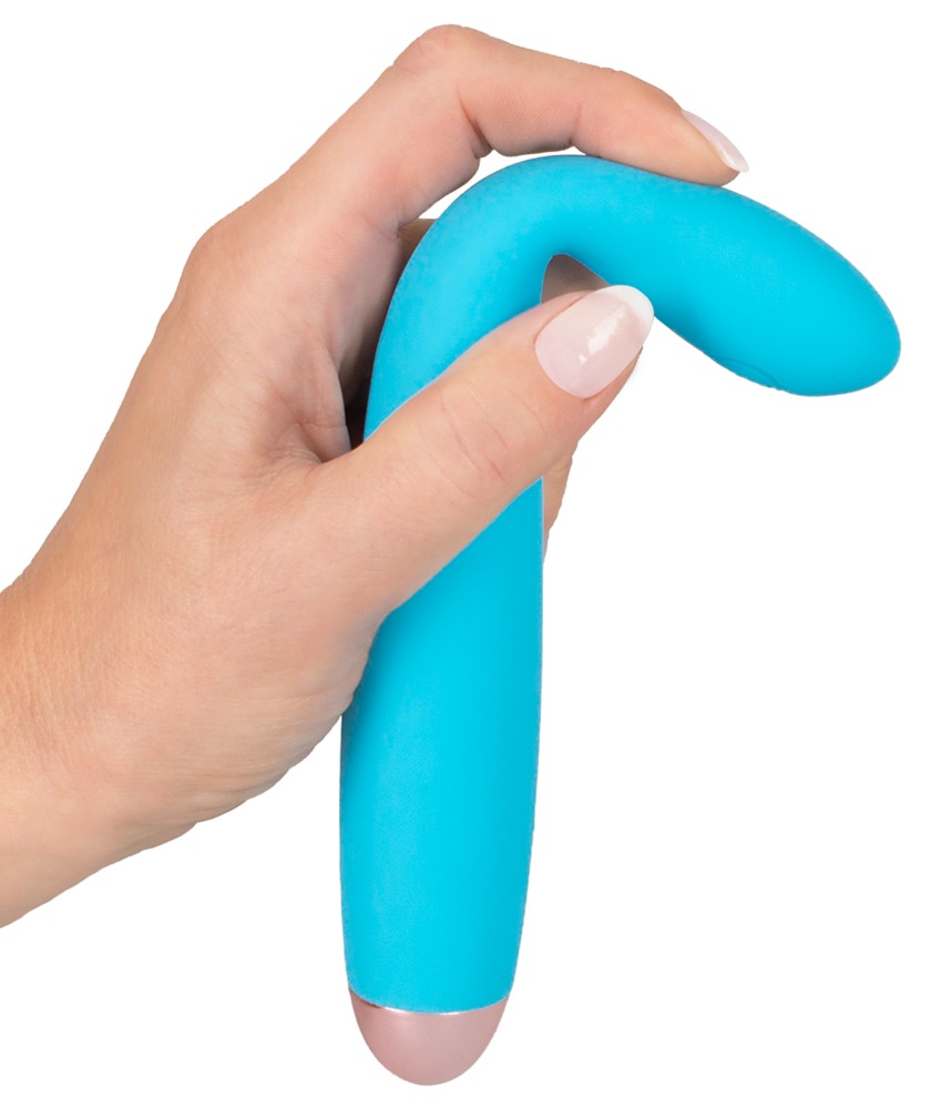 The small blue vibrator for hot pleasure!
This vibrator is s... Cuties - G-Spot Mini Vibrator - Blue photo-2