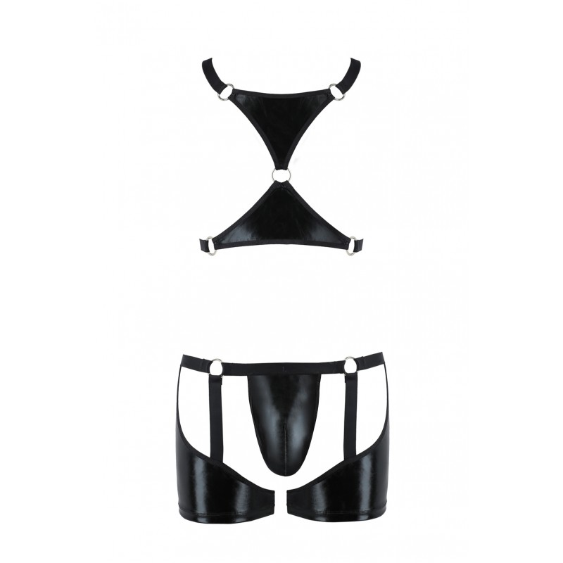 Passion is lingerie made in the European Union with strict q... Passion - Aron 2pcs Set - Black - S/M photo-3