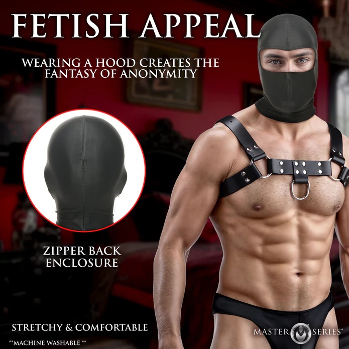 Step into a world of absolute control and submission with Th... Master Series - Drone Hood - Black photo-3