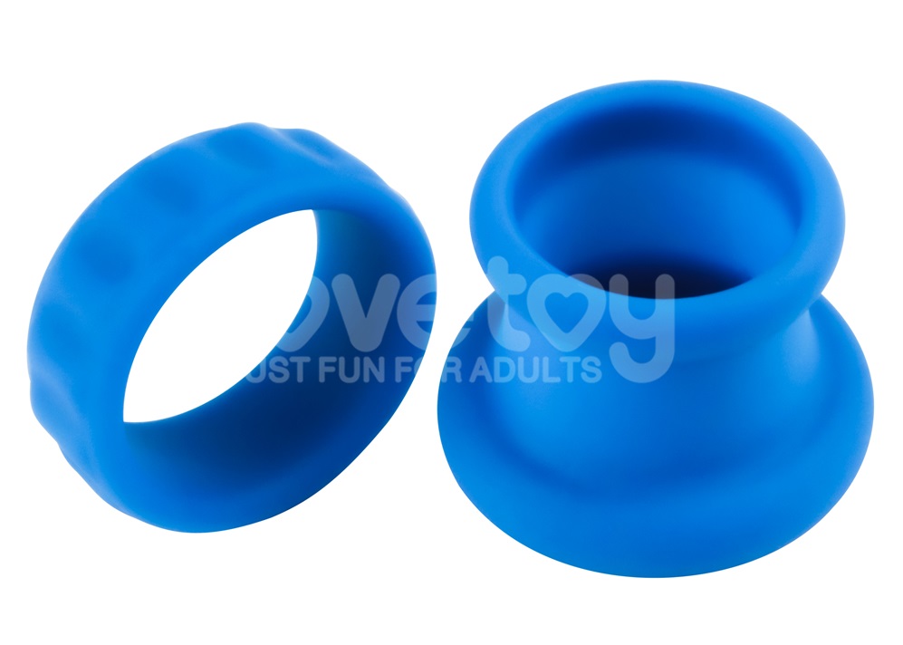 Experience versatility and enhanced pleasure with the Twin F... Lovetoy - Pinnacle Pro Twin Flex Stretcher - Blue photo-6