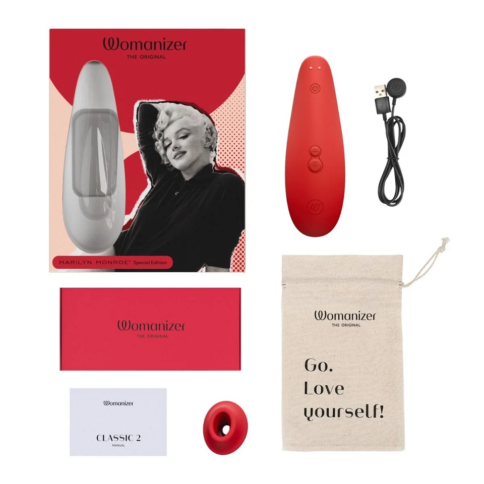 Womanizer x Marilyn Monroe Special Edition offers you a mome... Womanizer - Marilyn Monroe Classic 2 - Red photo-12