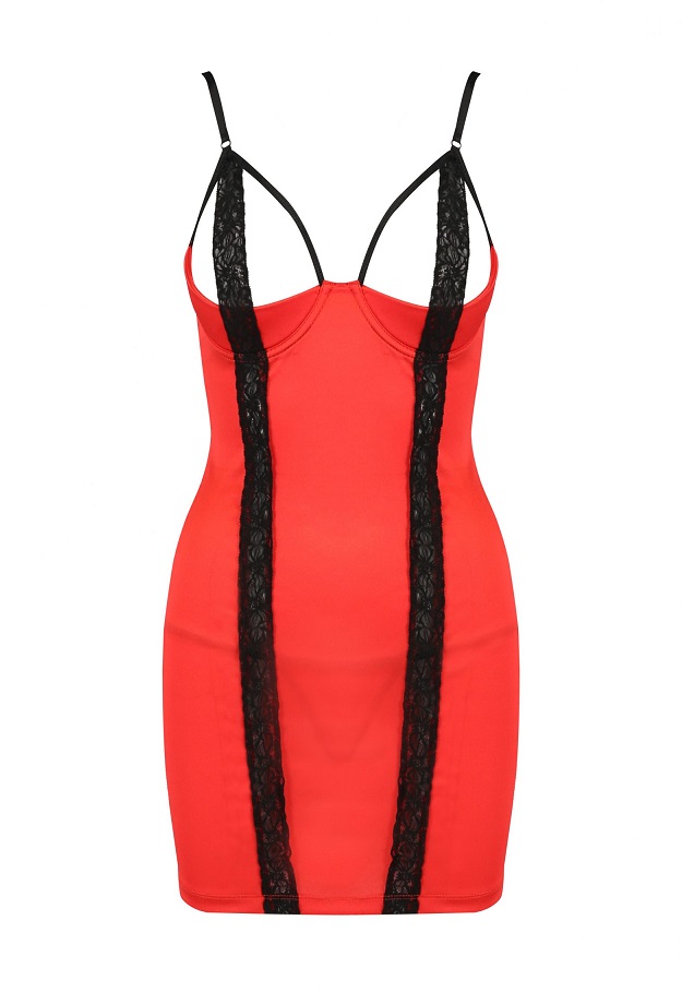 Sensual, in the color of juicy red - the Femmina T-shirt was... Passion - Femmina Chemise - Red - L/XL photo-4