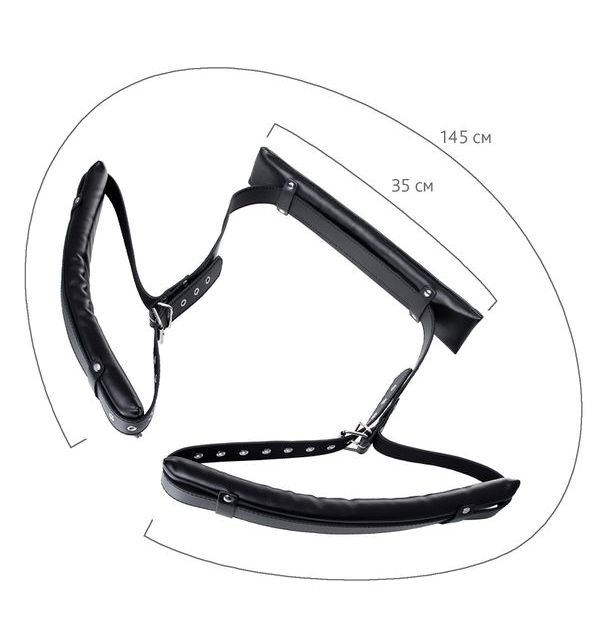 Fixing sling almost doesn’t limit your freedom but allow you... Anonymo - Sex Sling - Black photo-7