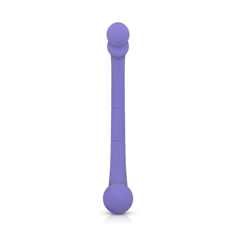 Good Vibes Only offers the best material and a powerful moto... Good Vibes Only - Leah Double End Vibrator - Purple photo-5