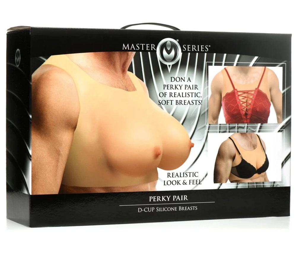 With these size D breasts you can try out all kinds of new p... Master Series - D-Cup Silicone Breasts photo-6