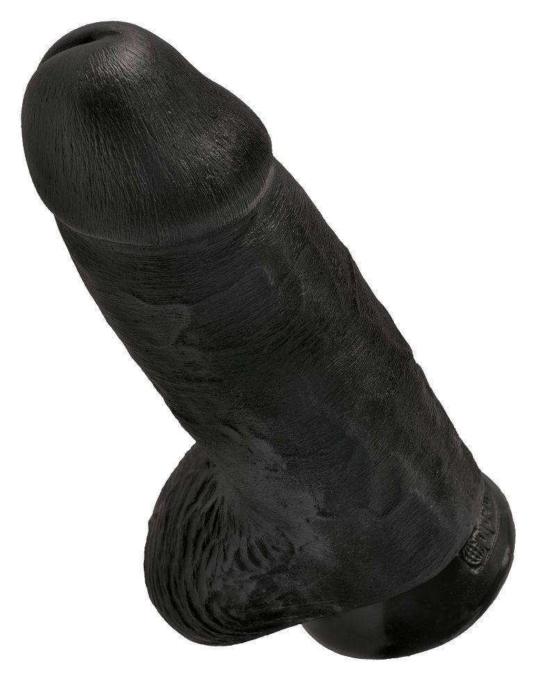 Do you want your first dildo to look and feel just like the ... King Cock - Chubby - Black photo-3