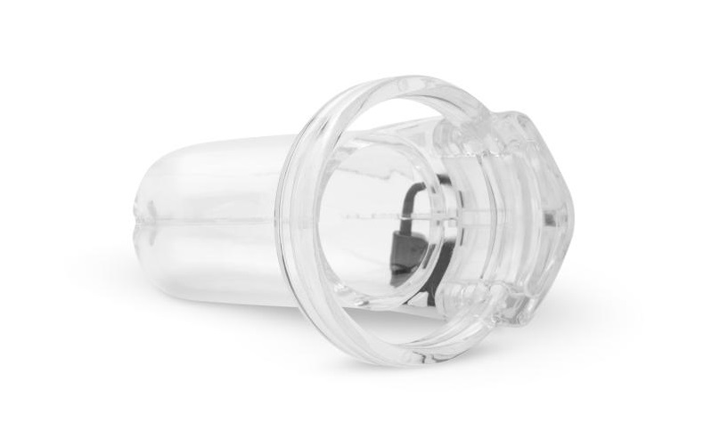 Are you ready for an exciting bondage experience? This Lockd... Lockdown - Chastity Cage S - Clear photo-4
