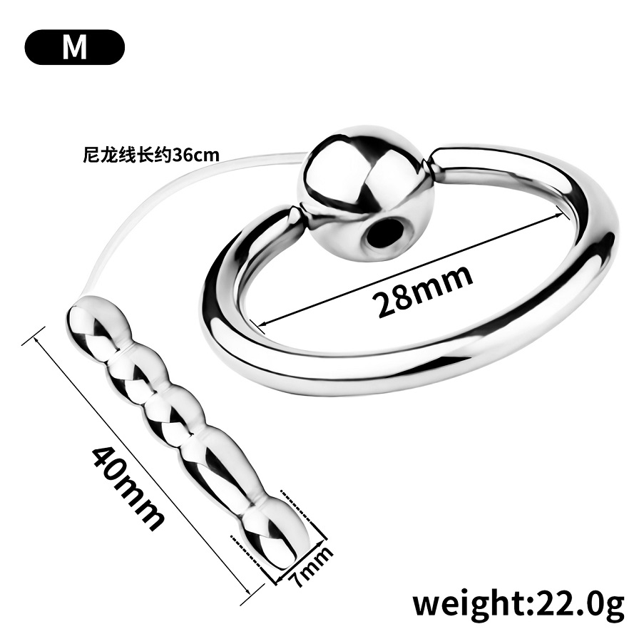 Material: 304 Stainless steel
Total length: 36cm
Net weight... FAAK - Urethral Sound w Ring M photo-8