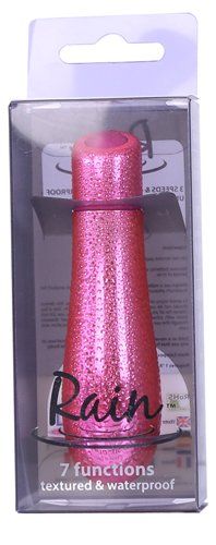 From the creative minds at PowerBullet comes the next evolut... Rain - 3'' Textured 7 Function Bullet - Pink photo-8