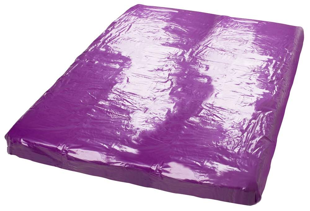Perfect for slippery erotic fun!
This vinyl bed sheet from ... FC - Vinyl Bed Sheet - Purple photo-2