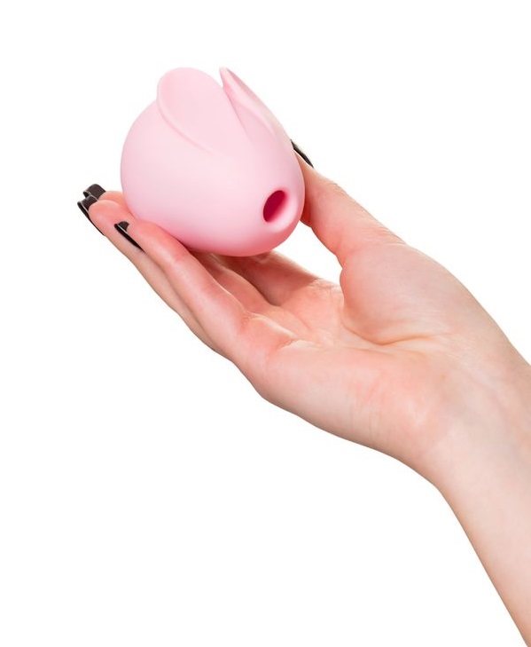 Vacuum-wave clitoral stimulator with pretty bunny shape.
Nu... Flovetta - Qli Bun Stimulator - Pink photo-2