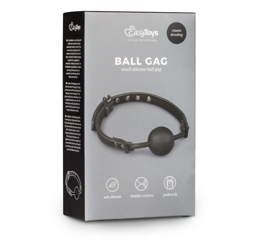 Be the one in control and enjoy the feeling of power by sile... Easytoys - Ball Gag - Black photo-4