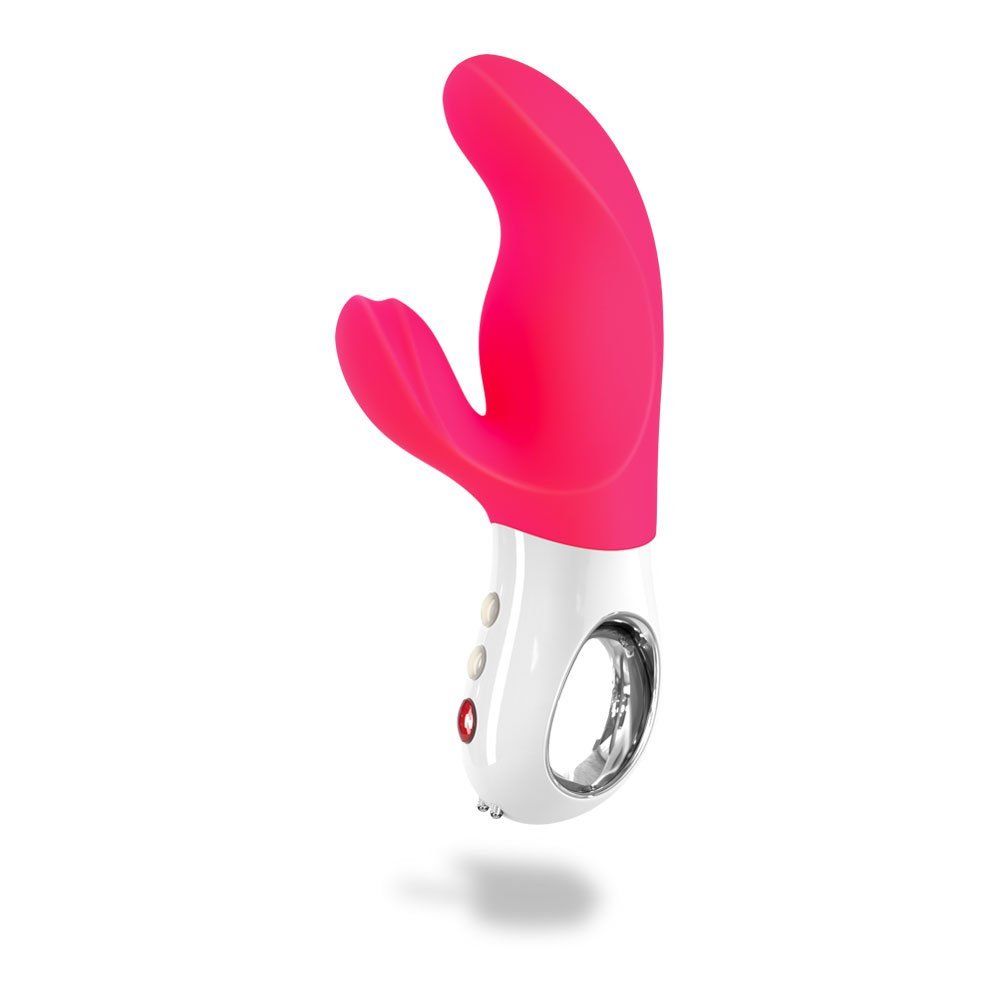 MiSS Bi – DER Vibrator combines phenomenal clitoris stimulat... Fun Factory - Miss Bi - Pink/White photo-3
