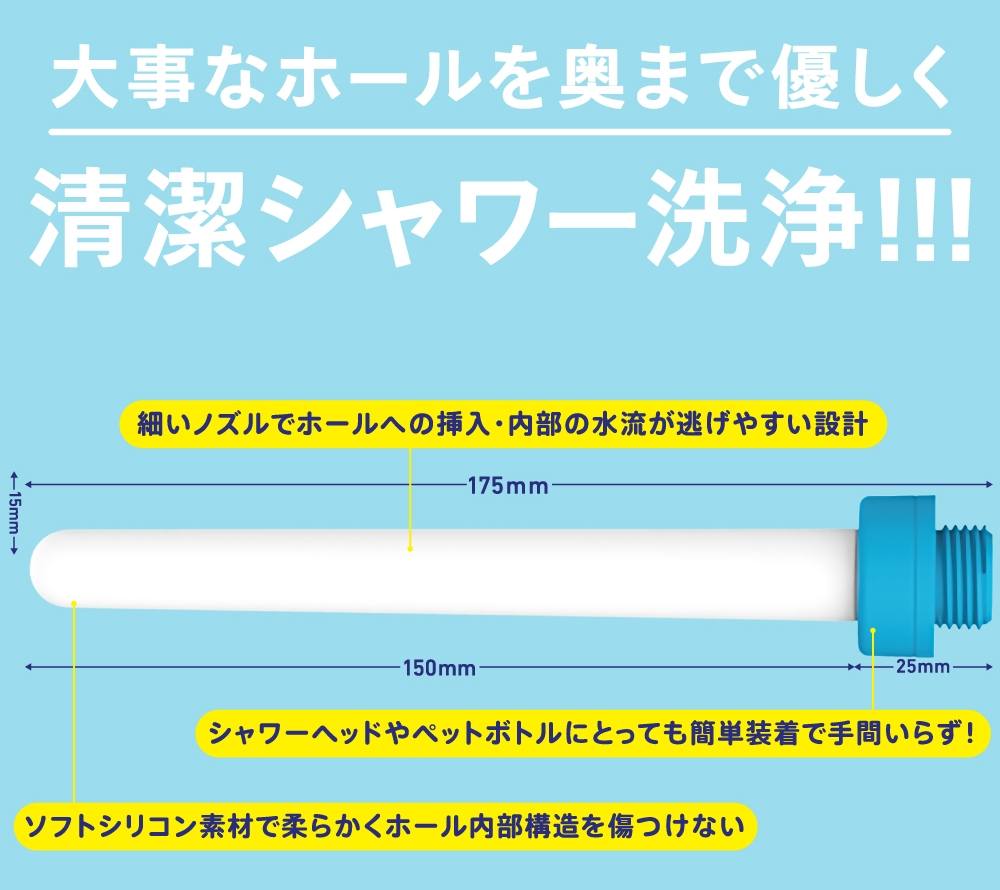 Give your toys a thorough wash with the Hole Clean Shower. T... G Project - Hole Clean Shower Nozzle - White photo-7