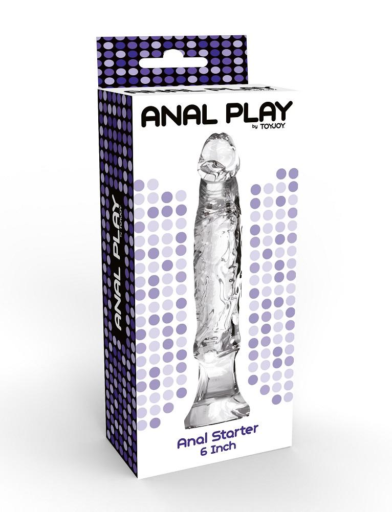 The Anal Starter 6 Inch from TOYJOY's Anal Play collecti... ToyJoy - Anal Starter 6" Dildo - Clear photo-4