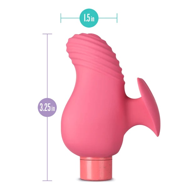 This pleasure-packed vibe is crafted from BioTouch, a 100 Gaia - Eco Love Vibe - Coral photo-8