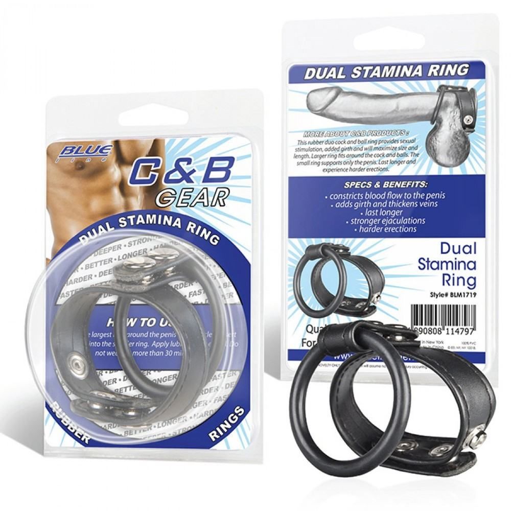 Put some passion back in your performance with this dual sta... Blueline - Dual Stamina Ring photo-2