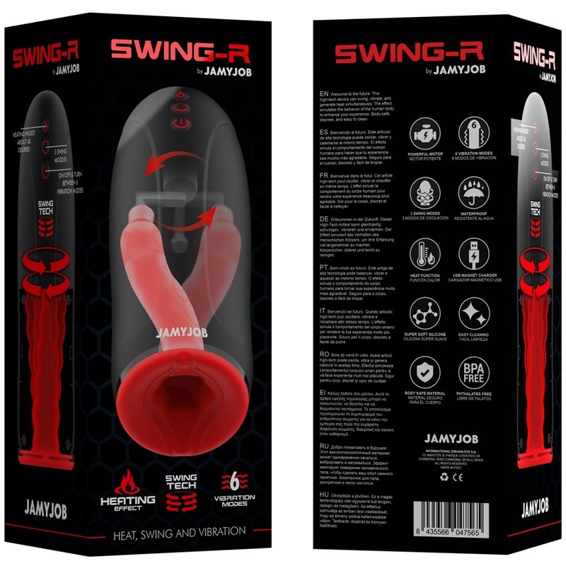 The JAMYJOB SWING-R Male Masturbator is a meticulously desig... Jamyjob - Swing-R Heating Vibro Masturbator photo-9