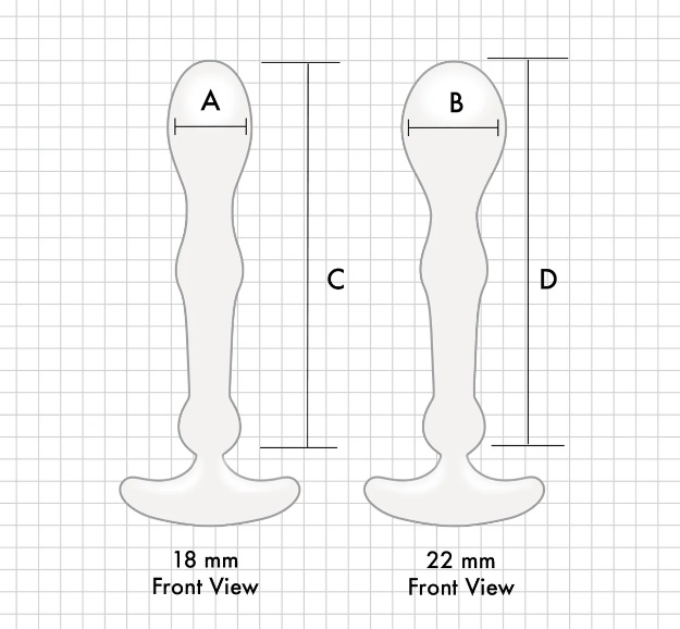 The perfect introduction to unisex anal play, Peridise conti... Aneros - Peridise Set 2pcs Plugs - White photo-3