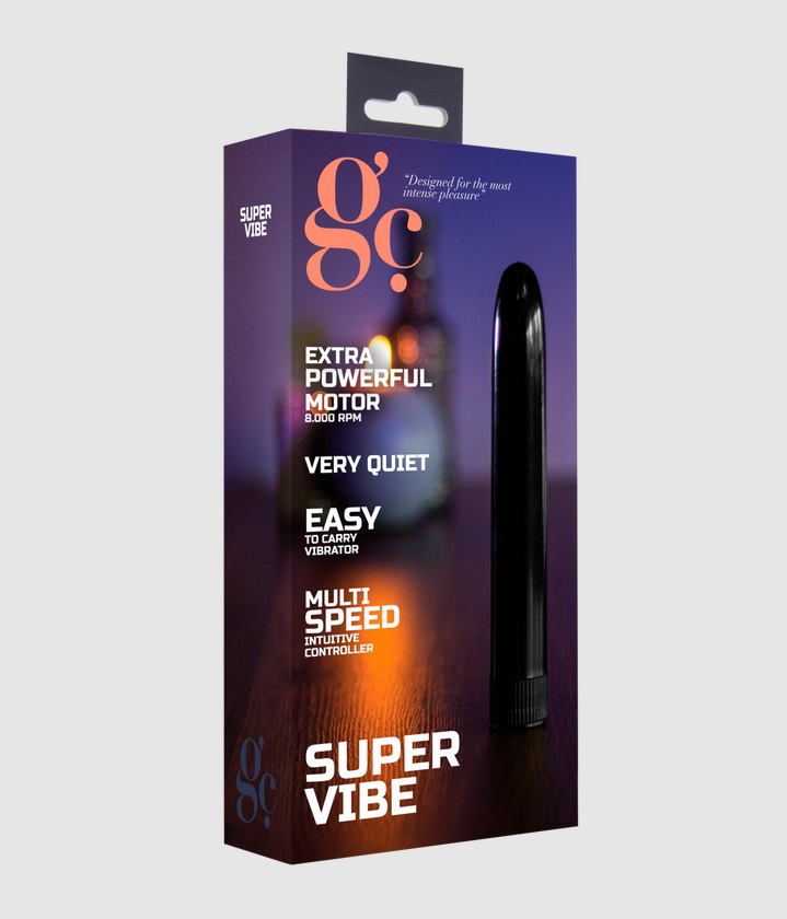 The Super Vibe looks like a very normal vibrator at first gl... GC - Super Vibe Bullet - Black photo-2