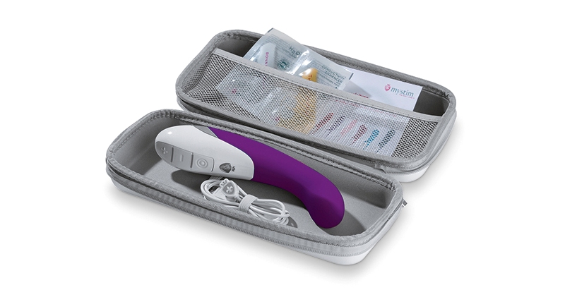 Al Punto is bent so that his point hits the G-spot. Proudly ... Mystim - Al Punto Vibrator - Purple photo-10
