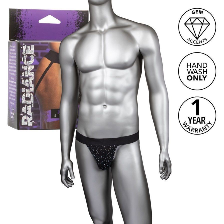 Unleash your playful side with the Radiance Jock Strap, an e... CEN - Radiance Jockstrap - Black photo-6