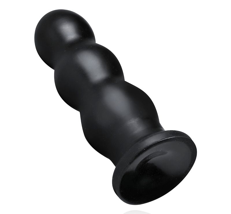 The BUTTR Ribbed Butt Plug is only for experienced users! Th... BUTTR - Tactical III Butt Plug - Black photo-4