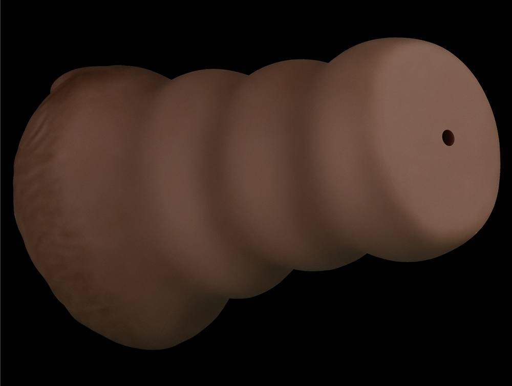 Highly detailed and expertly hand crafted, this realistic al... Lovetoy - Alien's Pie Masturbator #3 - Brown photo-8