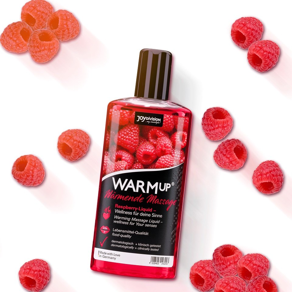 Who hasn't experienced this: you look forward to a massa... Joy Division - WARMup Raspberry Massage Oil - 150ml photo-2