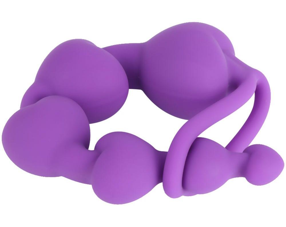 Silicone heart-shaped anal beads
Total L: 185mm ... MT - Heart Anal Beads - Purple photo-5