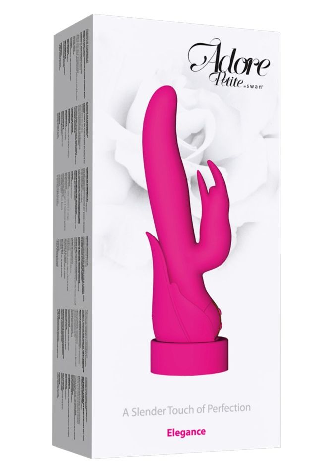 As one of the first to grace the new Adore Petite collection... Swan - Adore Elegance Vibrator - Pink photo-5
