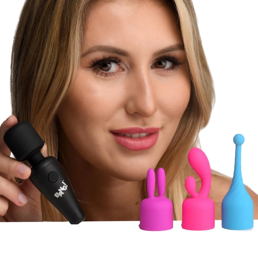 Try out this power packed wand with three different attachme... Bang! - Mini Wand w Attachments photo-2