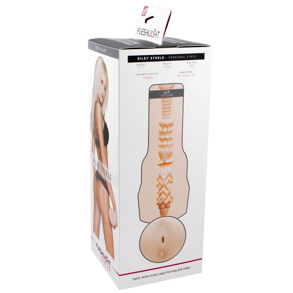 Just like Riley Steele's fun and bubbly personality, Lit... Fleshlight - Riley Steele Lit Masturbator photo-8
