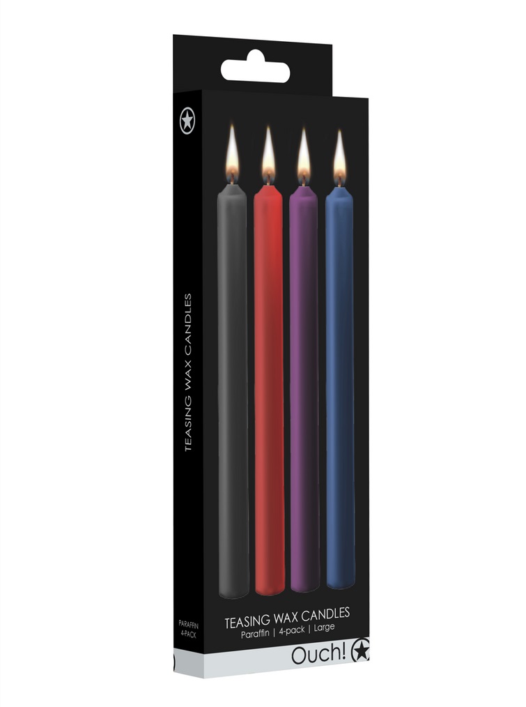 The Ouch! Candle sets are a kinky colourful addition to any ... Ouch - Teasing Wax Candles 4 pcs Set L photo-7
