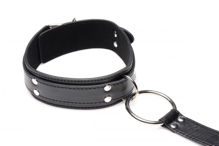 Strap in your submissive with these Neck to Wrist restraints... Strict - Neck to Wrist Restraints - Black photo-8