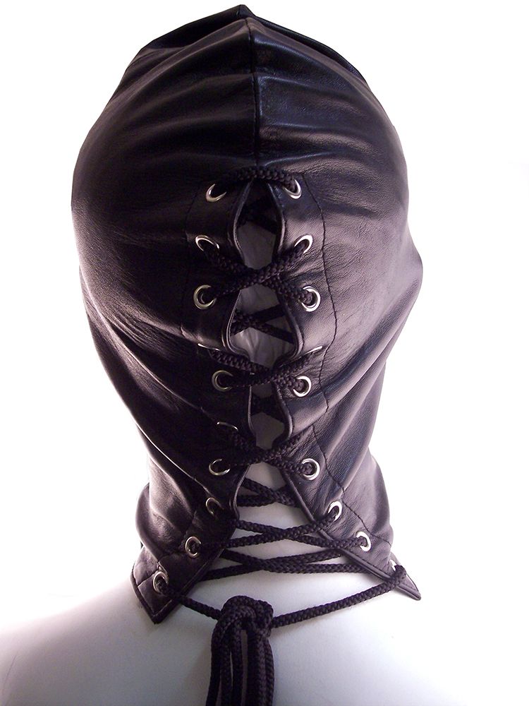 Be the master that every slave wants to obey. Conceal your i... Rouge - Leather Face Mask - Black photo-2