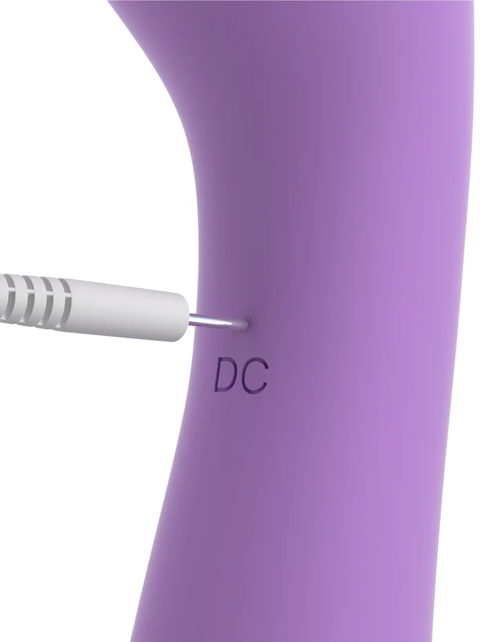 She deliberately locked her bedroom door and removed her Duo... Pipedream - Duo Wand Massage-Her - Purple photo-7
