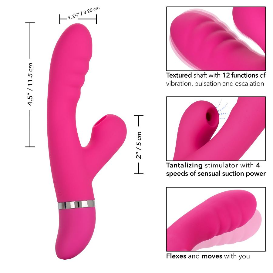 Indulge into passionate playtime with the Foreplay Frenzy Pu... CEN - Foreplay Frenzy Pucker Vibe - Pink photo-13