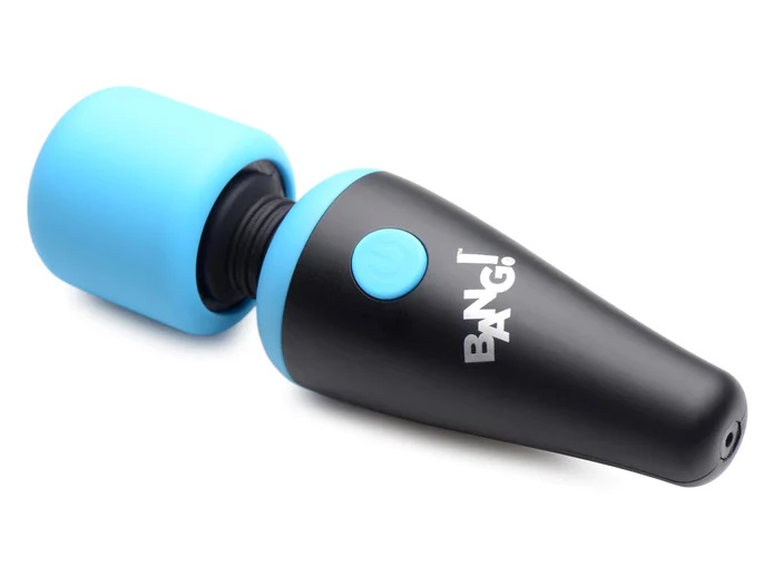 The perfect travel companion! This tiny wand fits in the pal... Bang! - 10X Vibro Mini Wand - Blue photo-4